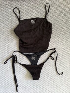 Frankie’s bikinis ribbed tankini